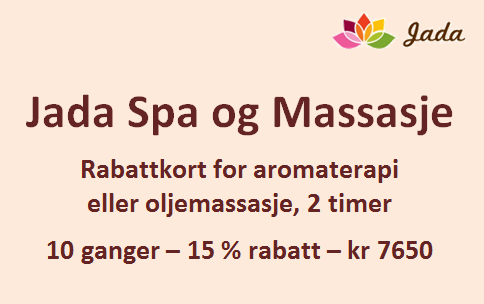 Discount card for aromatherapy and oil massage, 2 hours, 10 times