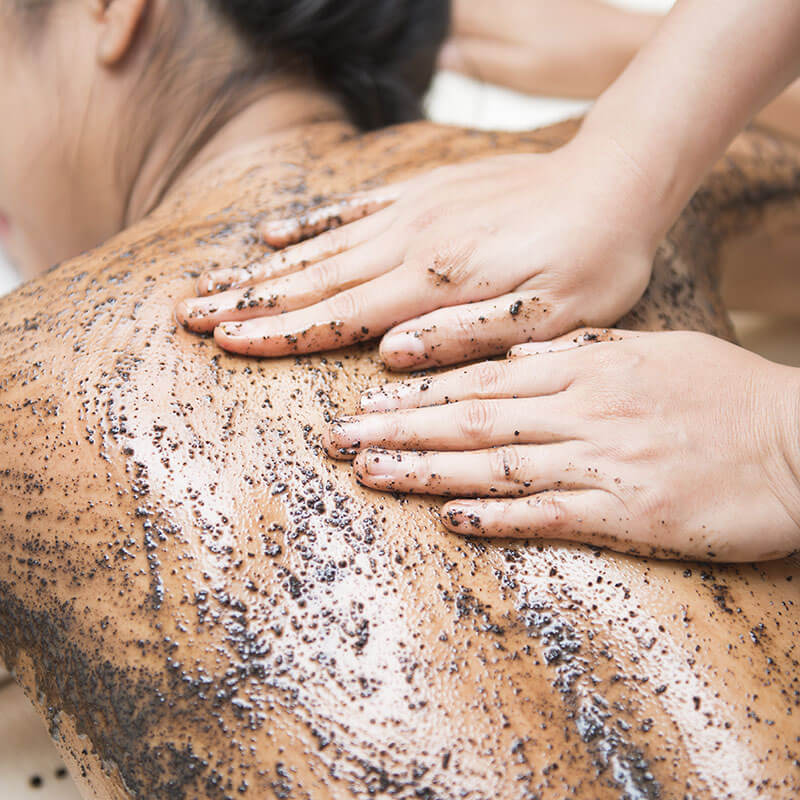 Body spa with scrub and aro­ma­the­rapy/oil mas­sage